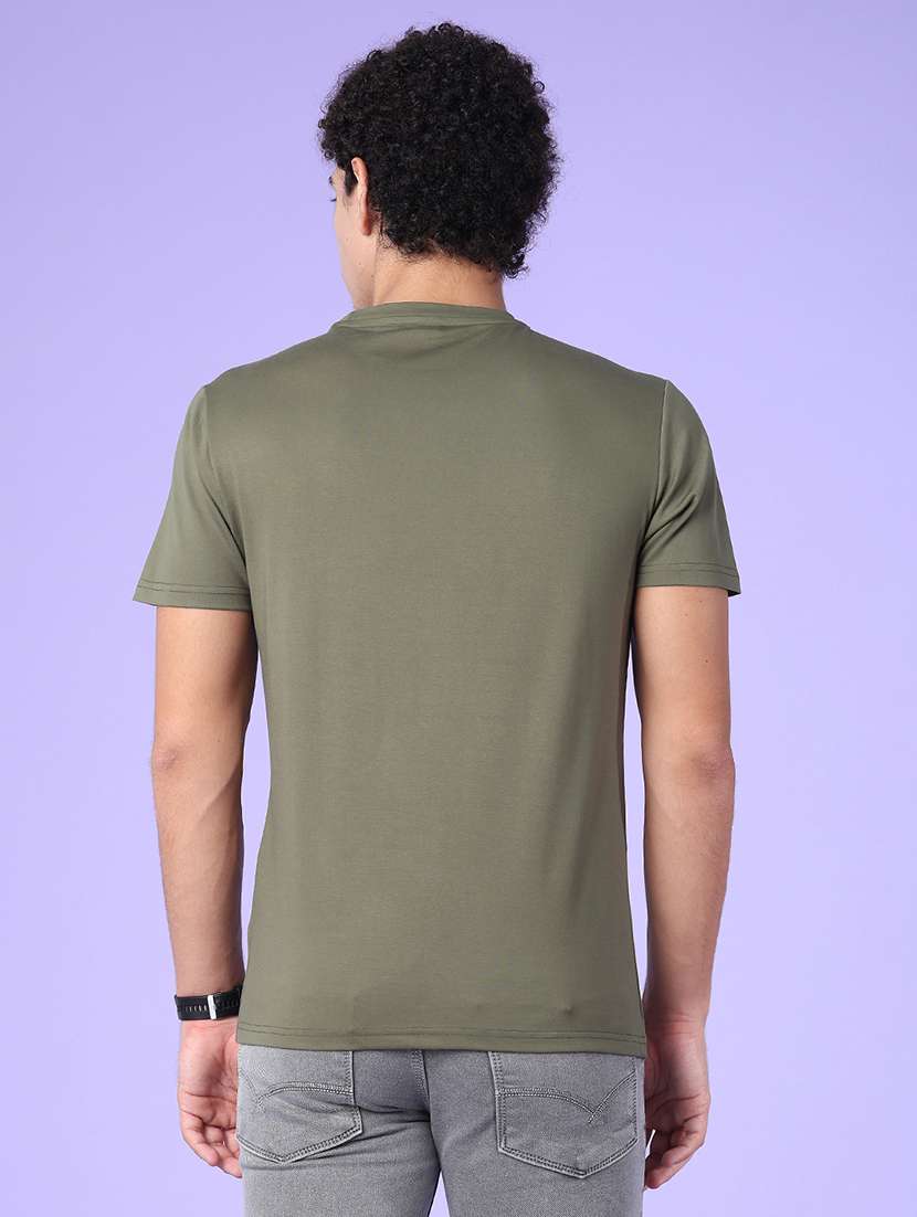 Men Typographic Short Sleeve Slim Fit T-shirt - 22417569 -  Standard Image - 4