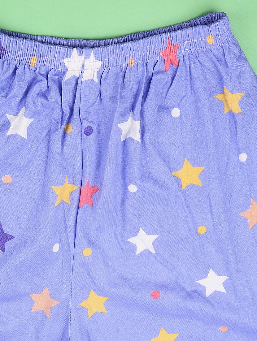 girls printed short sleeve pyjama set nightwear - 22417942 -  Standard Image - 4