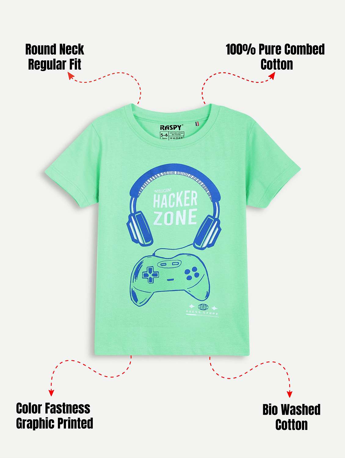 Boys Pack Of 2 Round Neck T-shirt - 22418475 -  Standard Image - 1
