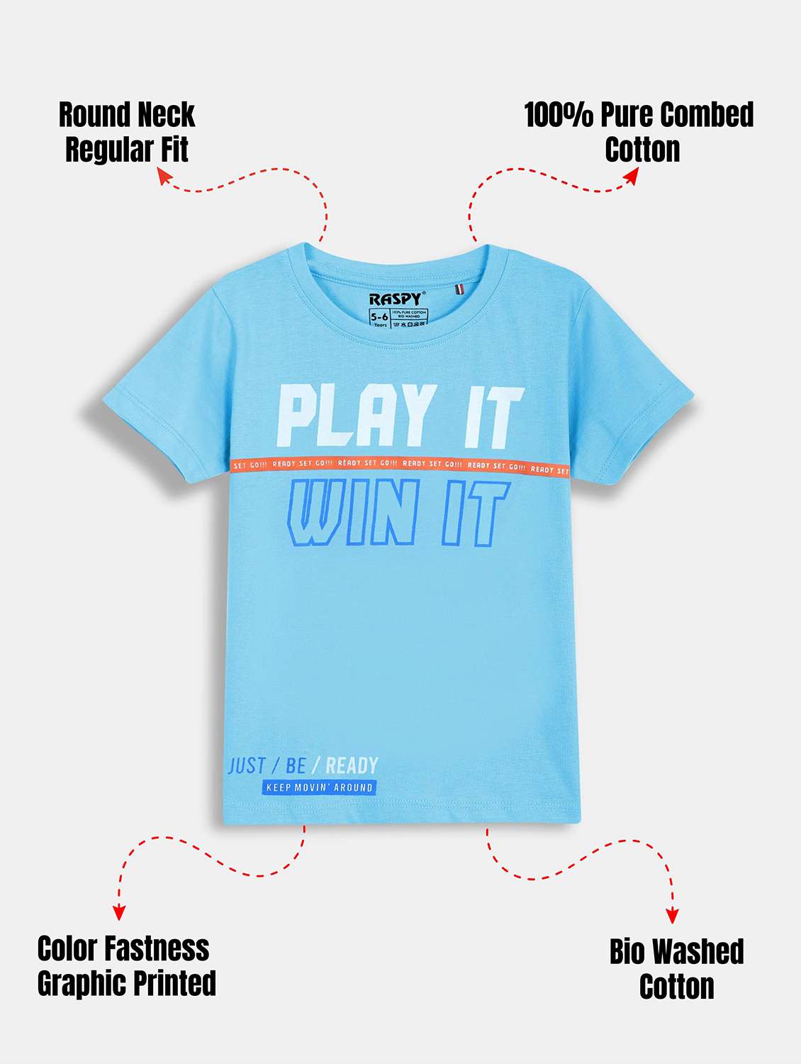 Boys Pack Of 2 Round Neck T-shirt - 22418479 -  Standard Image - 1