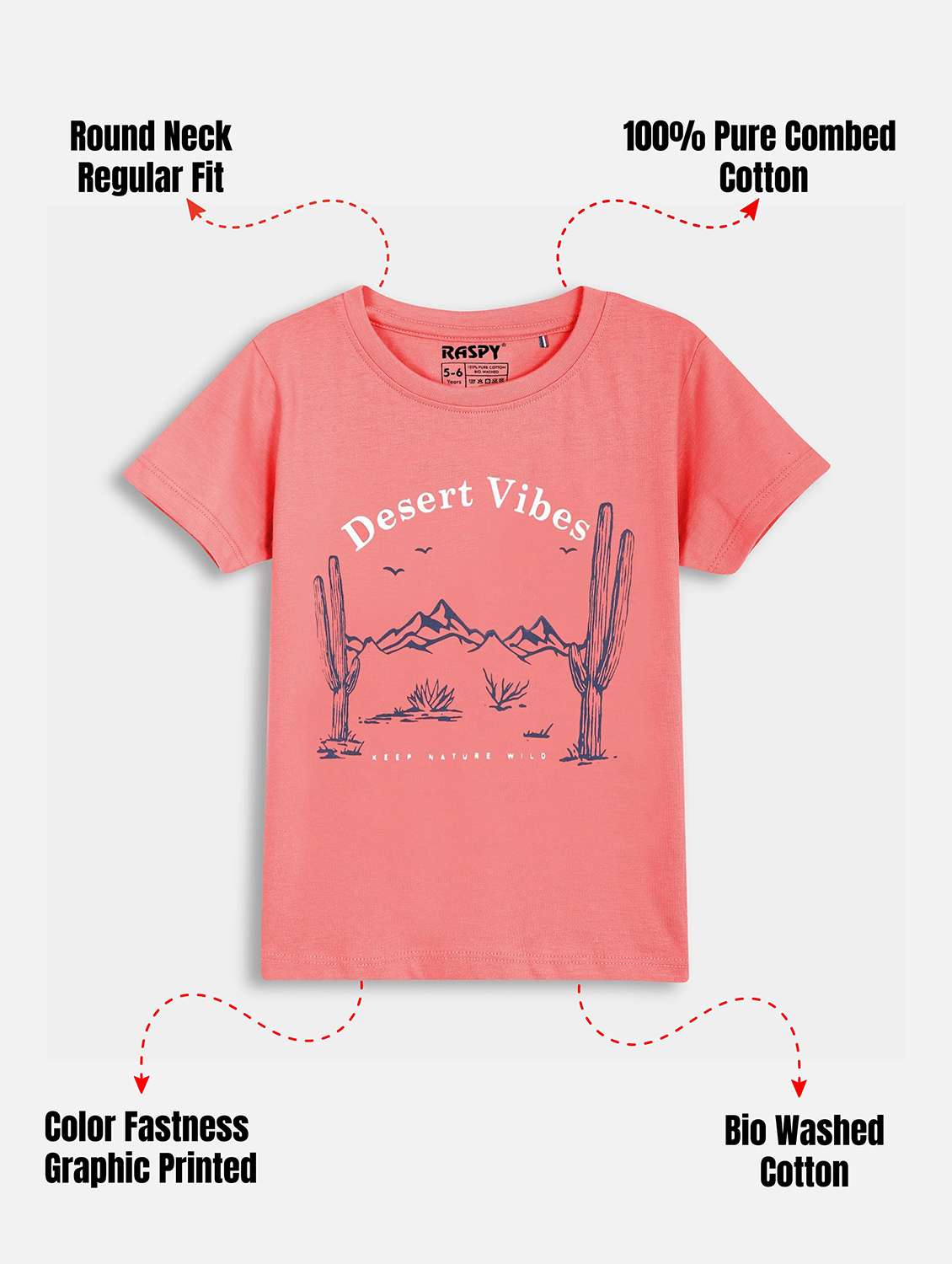 Boys Pack Of 3 Printed Round Neck T-shirt - 22418956 -  Standard Image - 4