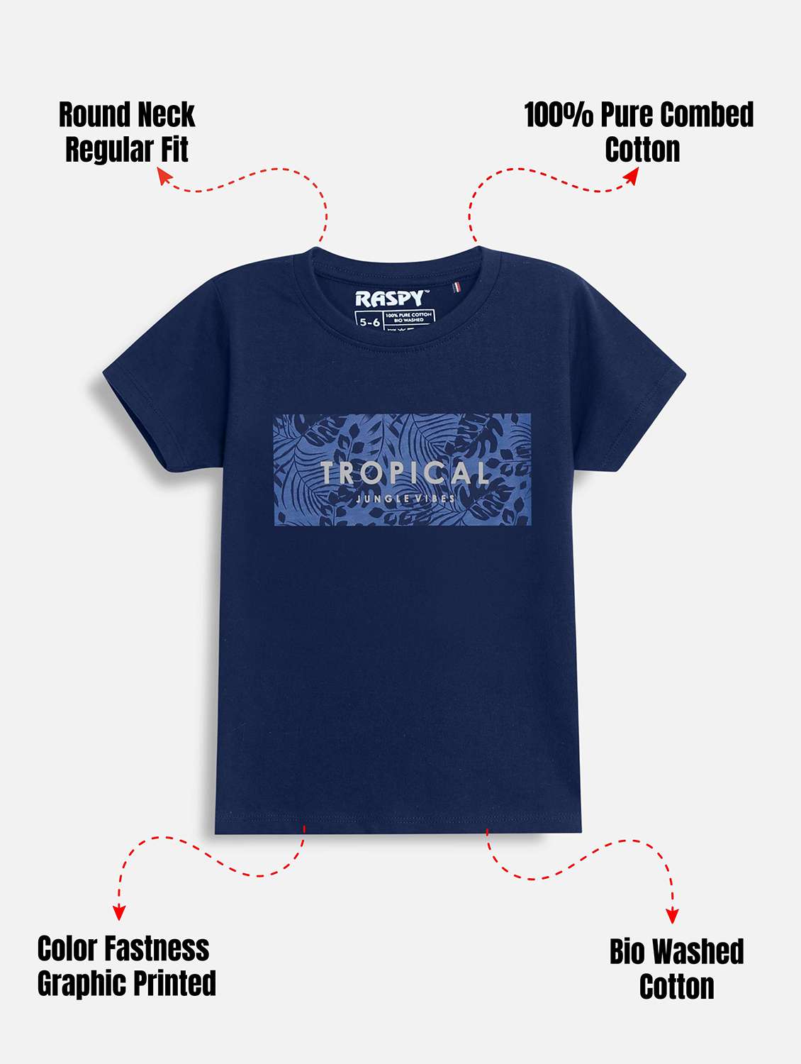 Boys Pack Of 2 Printed Round Neck T-shirt - 22419000 -  Standard Image - 4