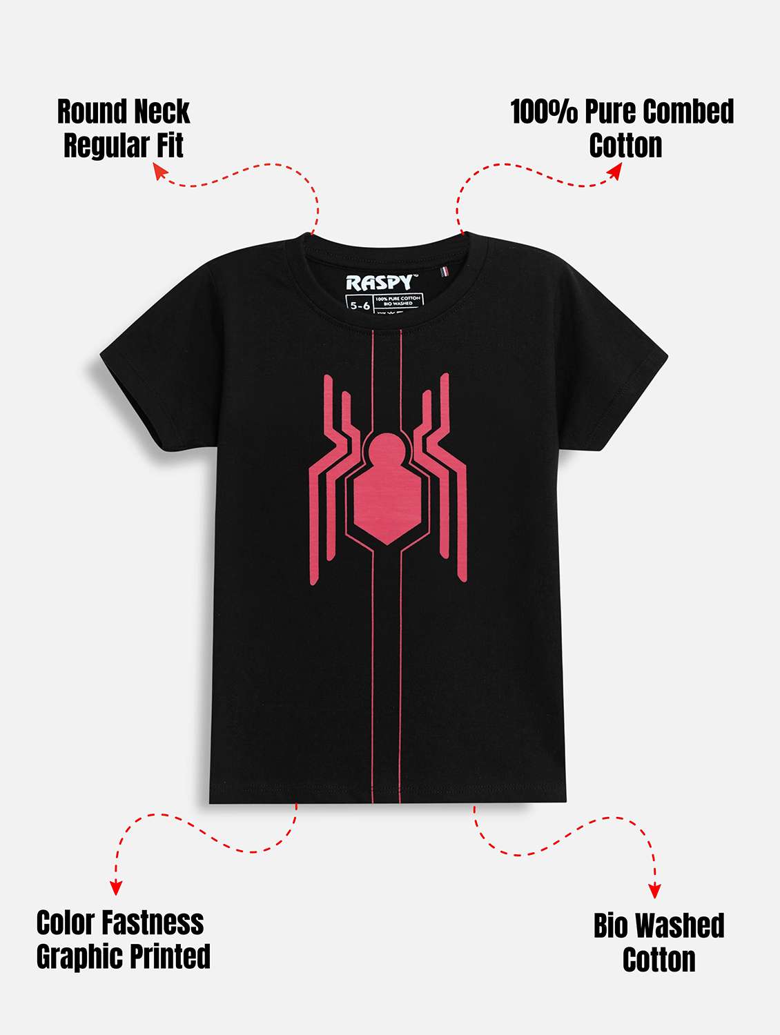 Boys Pack Of 2 Printed Round Neck T-shirt - 22419002 -  Standard Image - 1