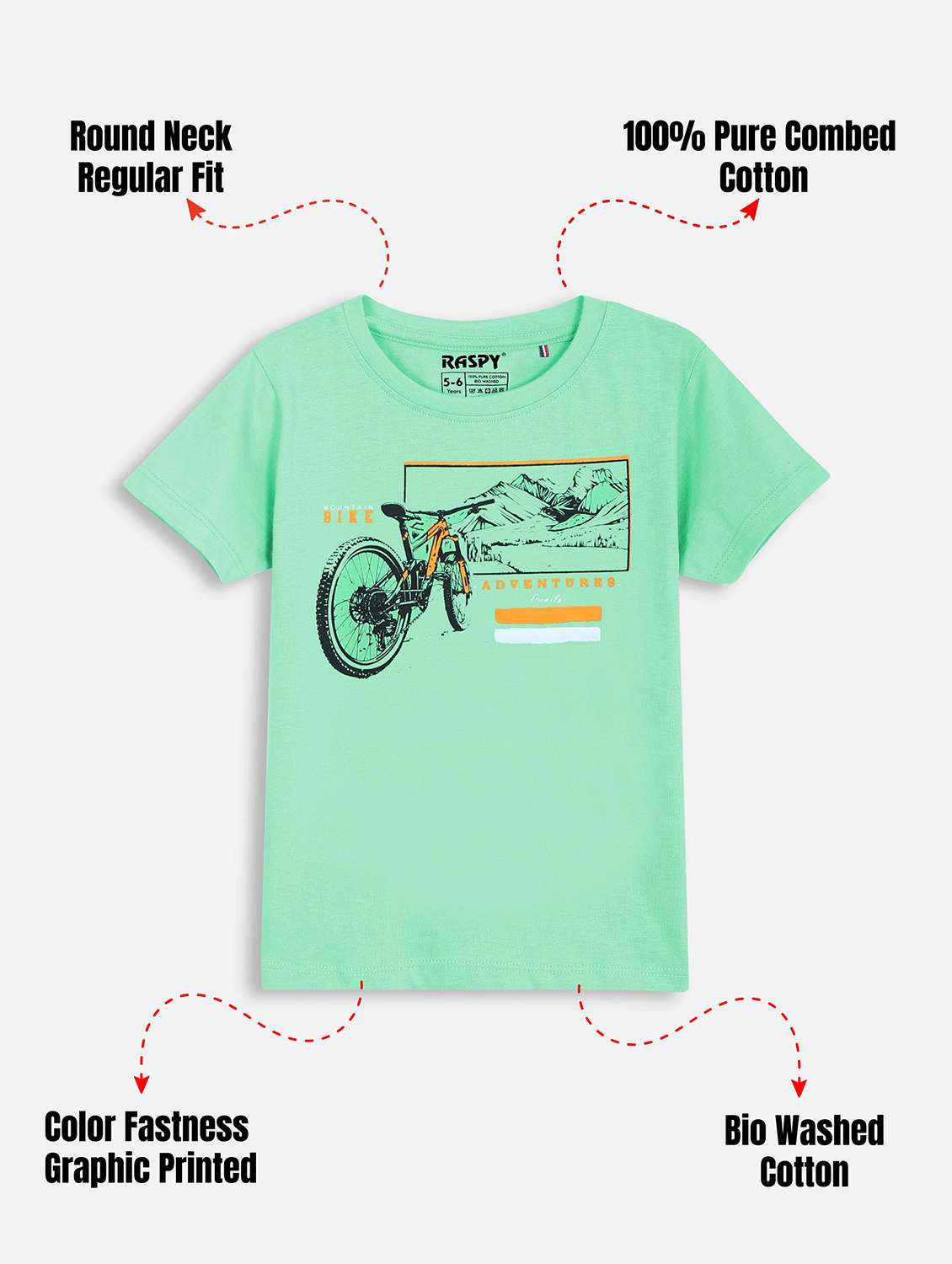 Boys Pack Of 3 Printed Round Neck T-shirt - 22419137 -  Standard Image - 4