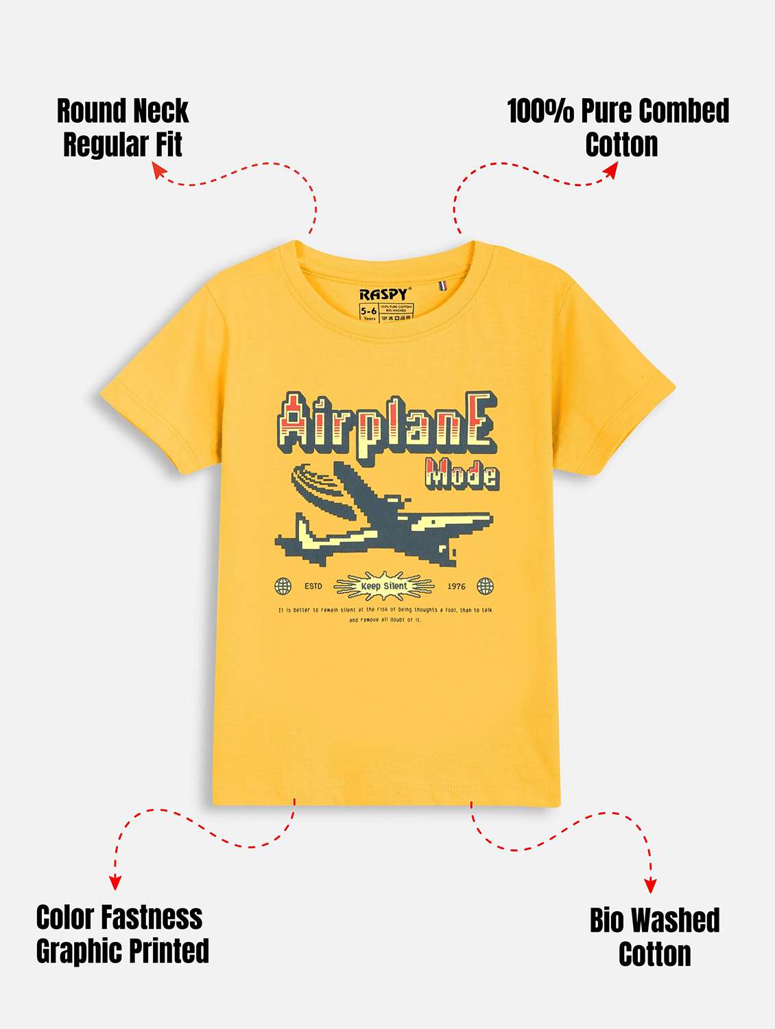 Boys Pack Of 2 Printed Round Neck T-shirt - 22419205 -  Standard Image - 1