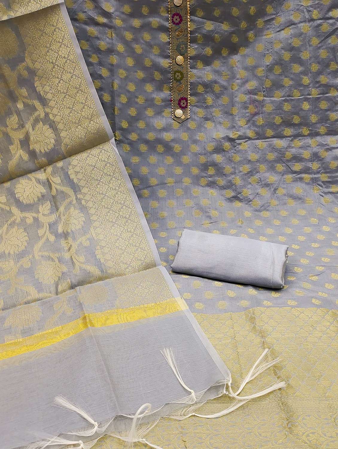 women self design unstitched suit set - 22419967 -  Standard Image - 1