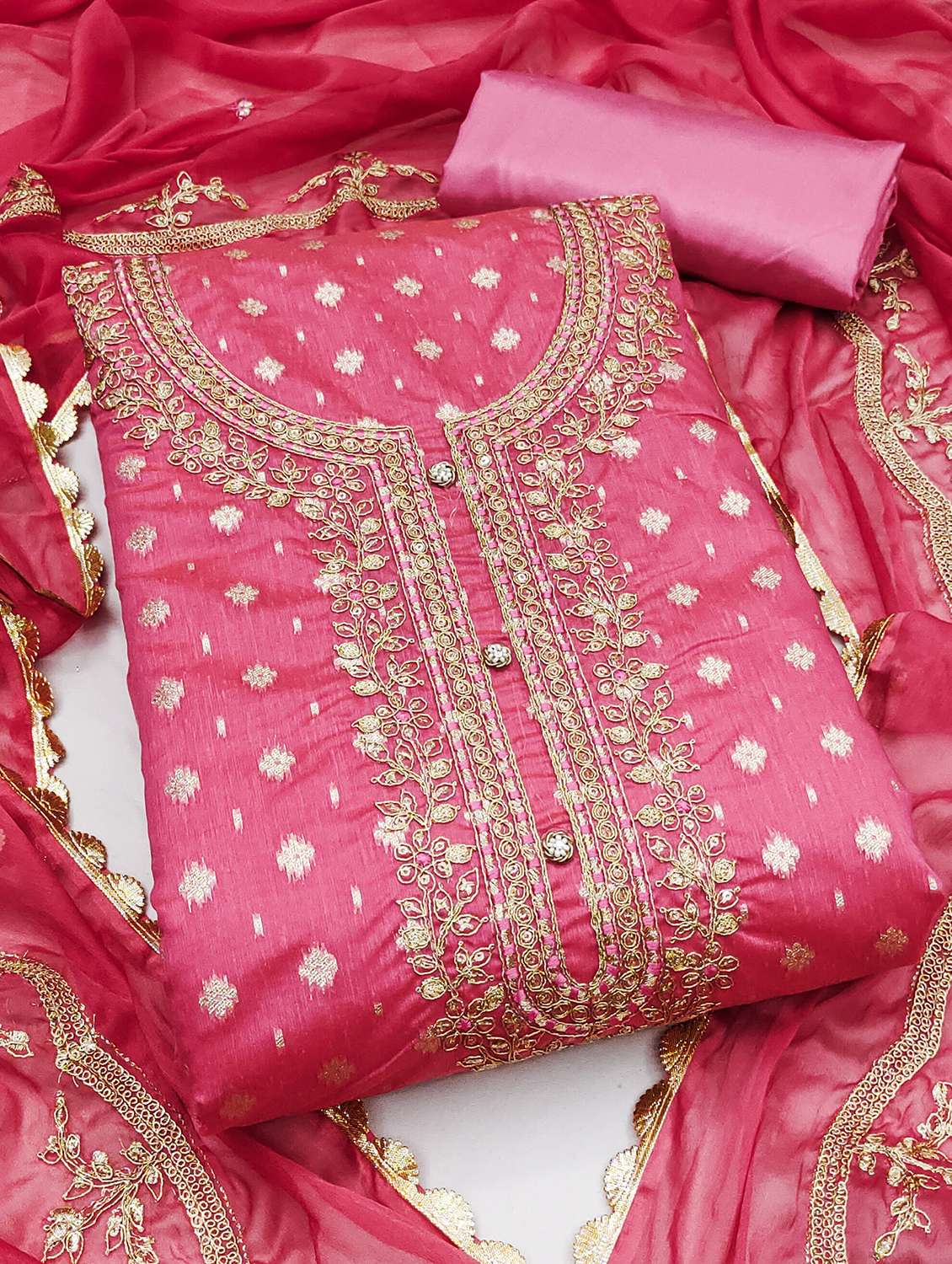 women self design unstitched suit set - 22420963 -  Standard Image - 1