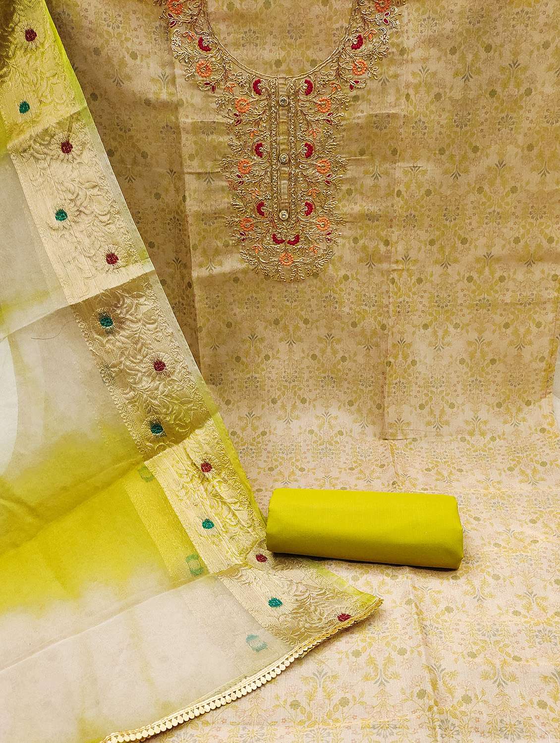 women self design unstitched suit set - 22421000 -  Standard Image - 1