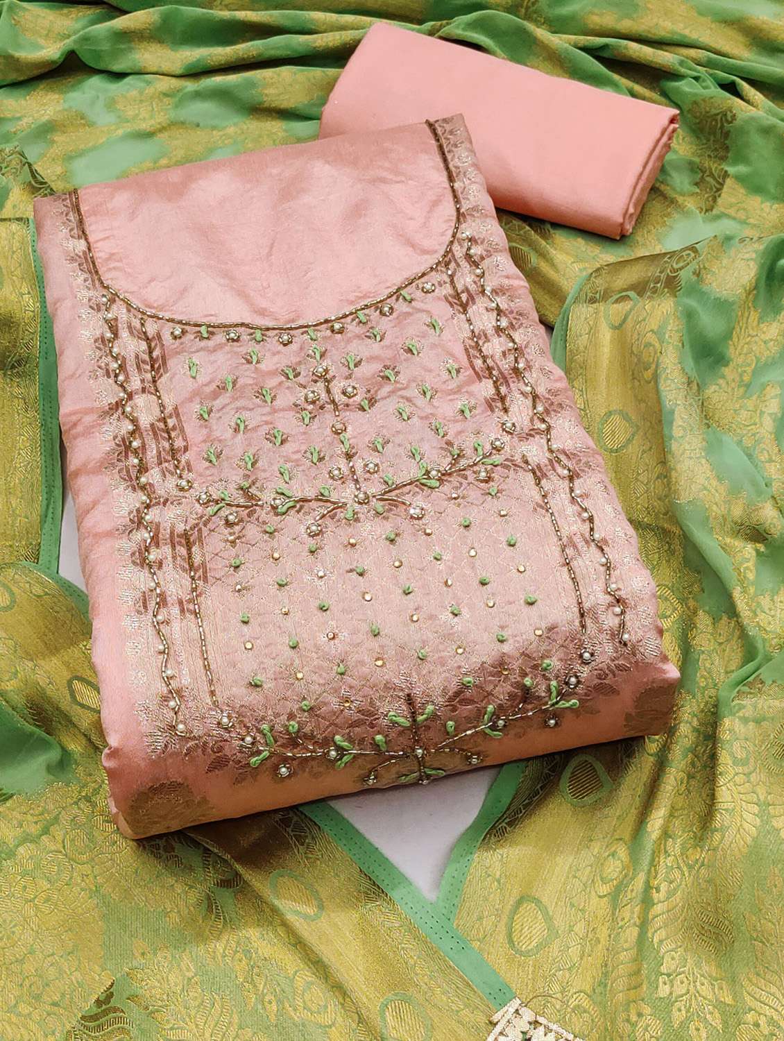 women self design unstitched suit set - 22421105 -  Standard Image - 1