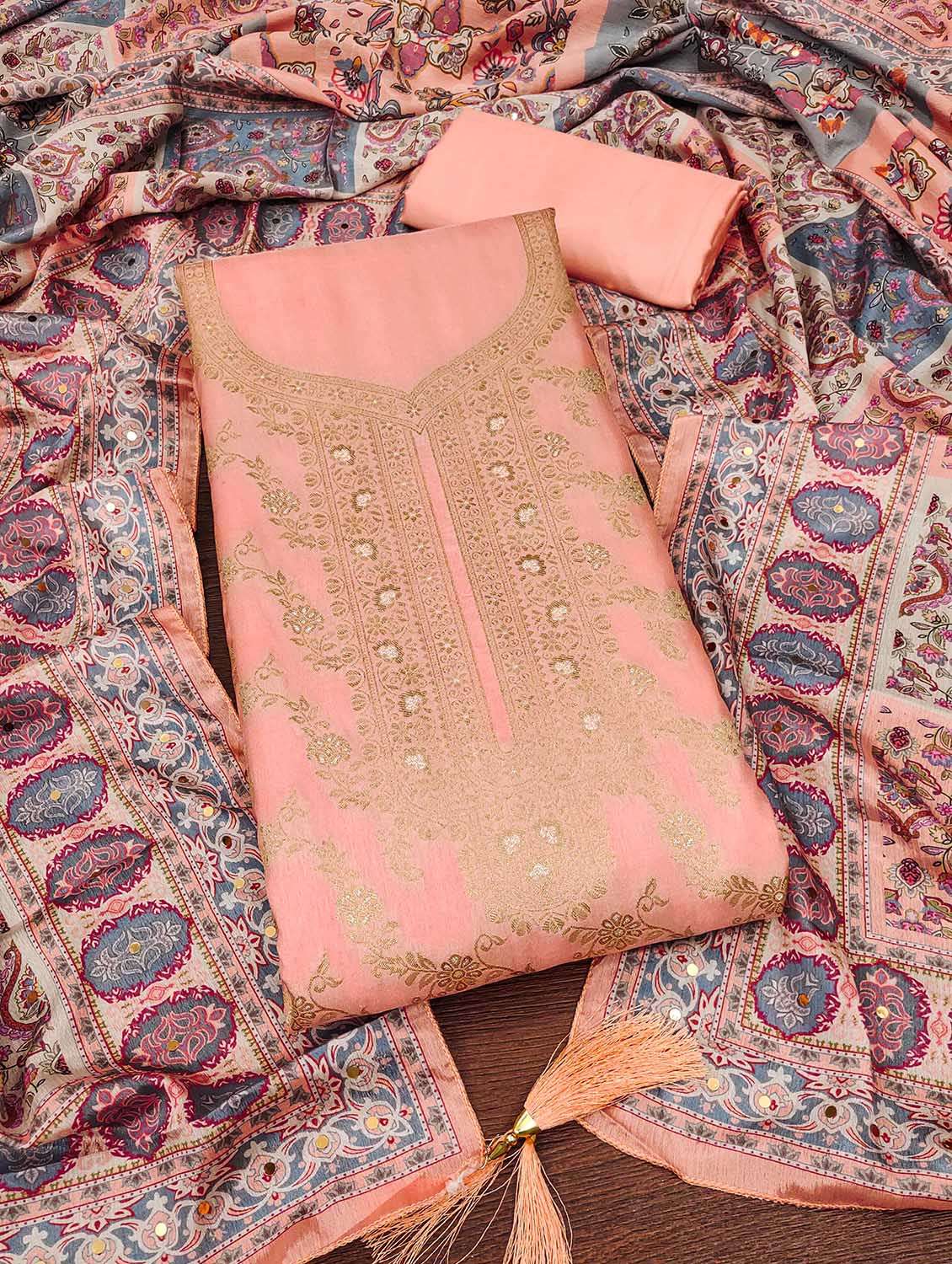 women self design unstitched suit set - 22421197 -  Standard Image - 1