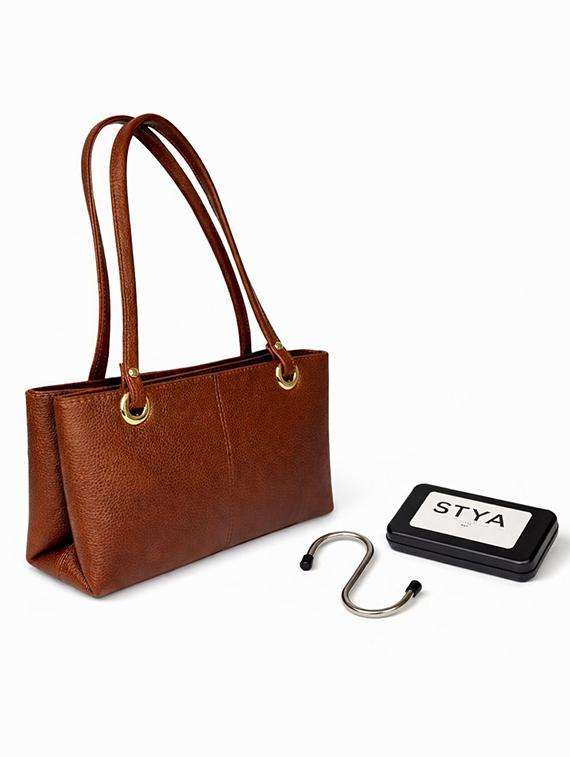 women solid leather handbag - 22423672 -  Standard Image - 4