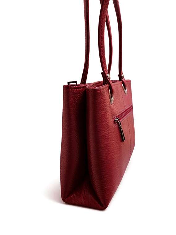 women solid leather handbag - 22423675 -  Standard Image - 4