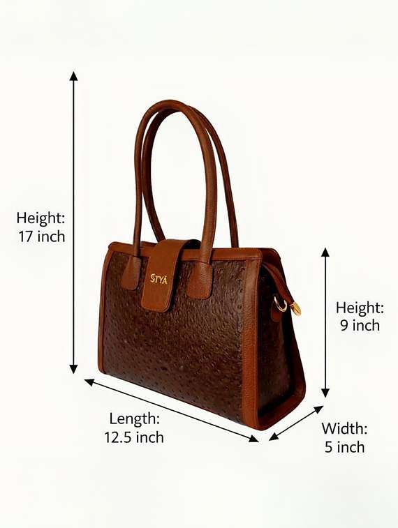 women textured leather handbag - 22423676 -  Standard Image - 4