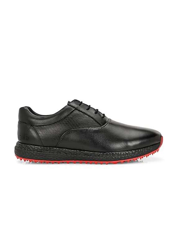 men solid lace up sport golf shoes - 22423713 -  Standard Image - 1