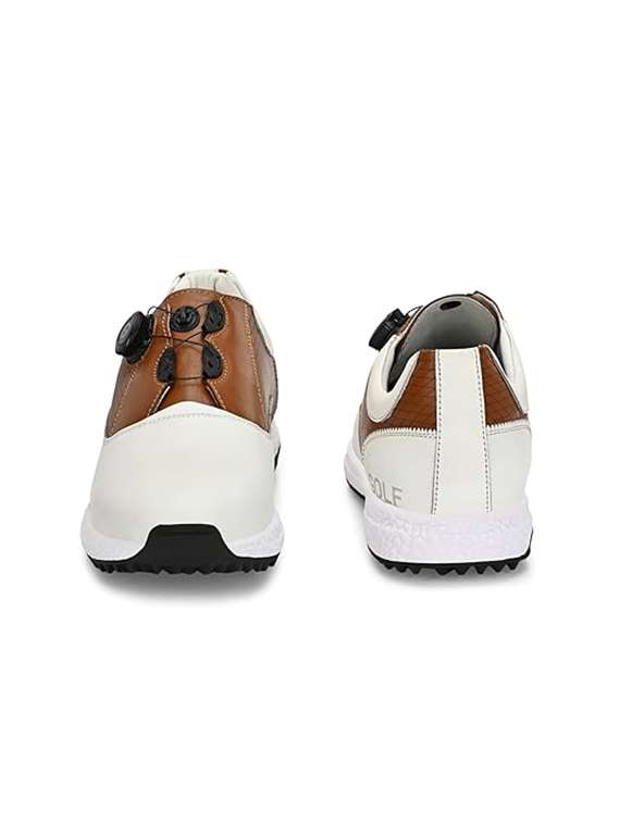 men color block lace up sport golf shoes - 22423714 -  Standard Image - 4