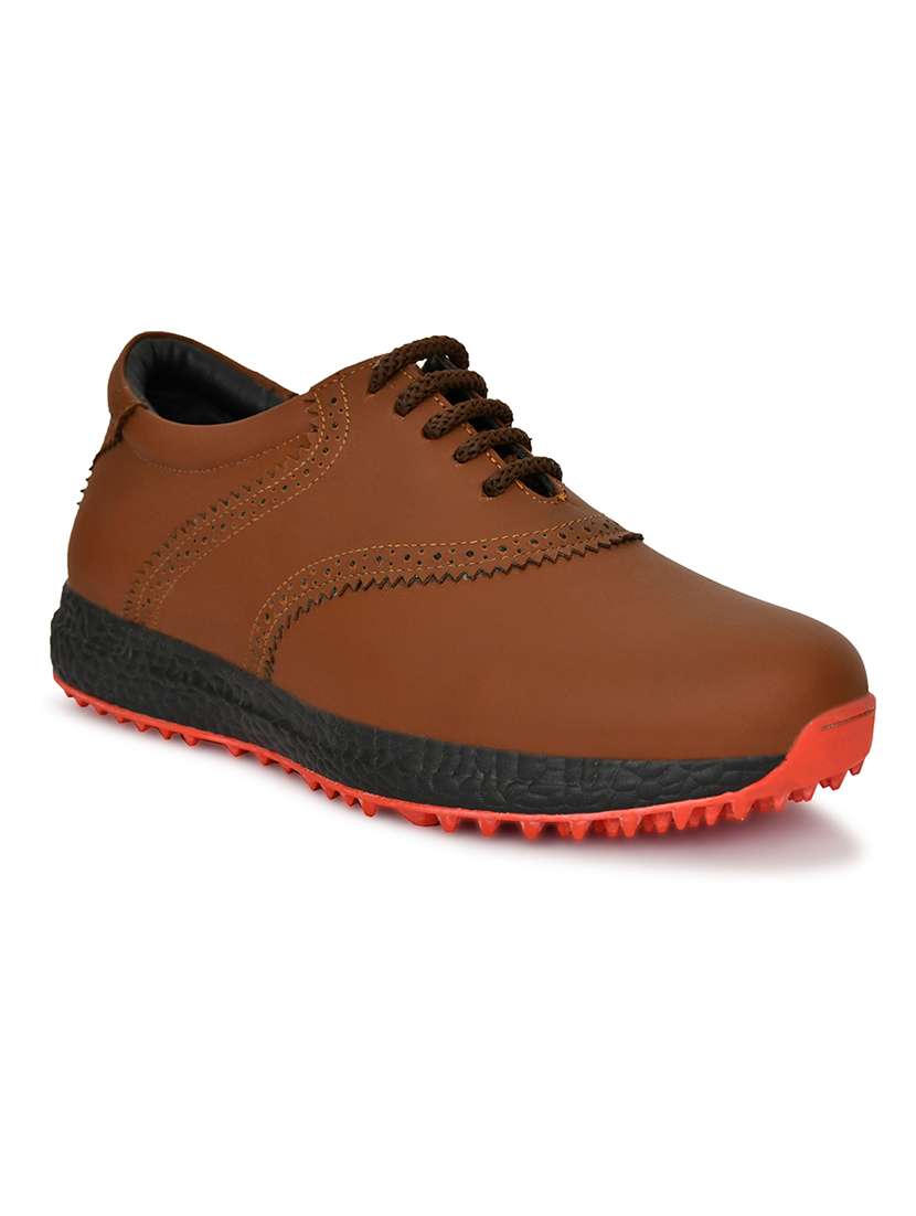 men brown lace up sport shoe - 22423720 -  Standard Image - 1