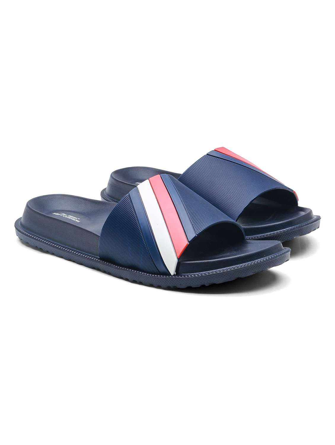 men color block slip on slider - 22425678 -  Standard Image - 1