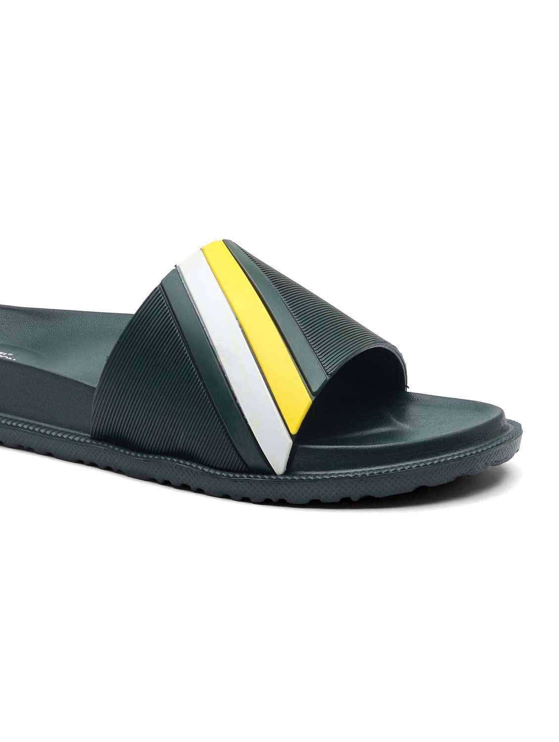 men color block slip on slider - 22425679 -  Standard Image - 4