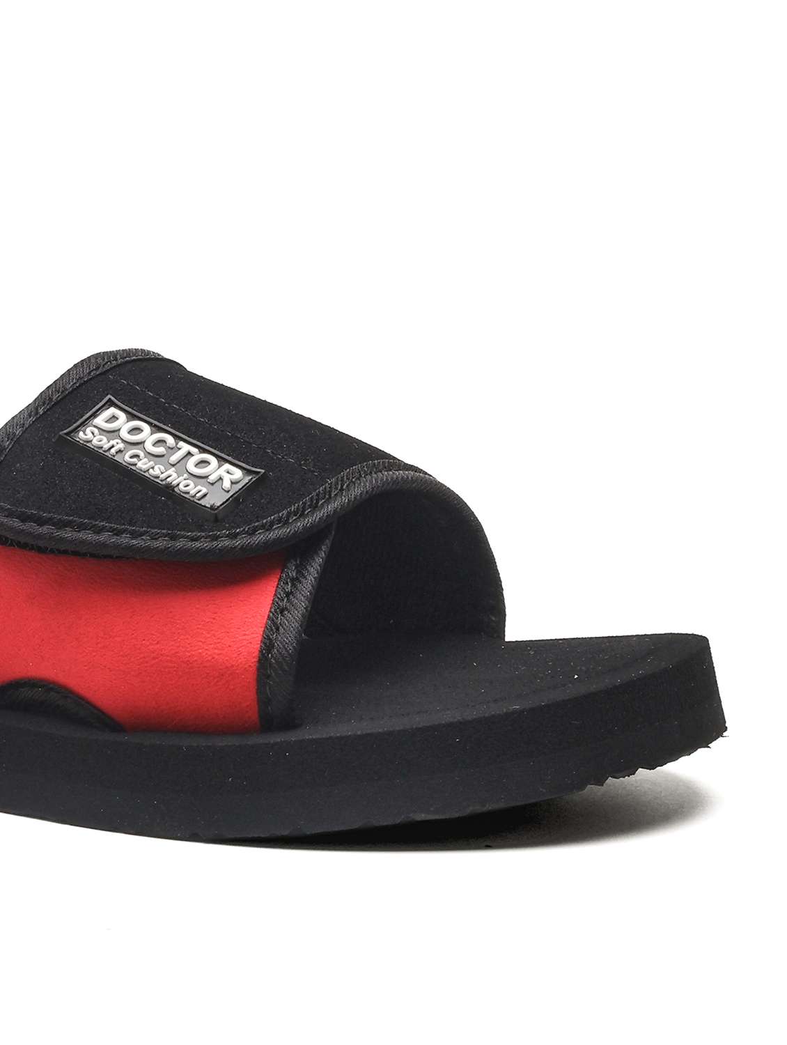 men color block adjustable strap ortho slides - 22425685 -  Standard Image - 4