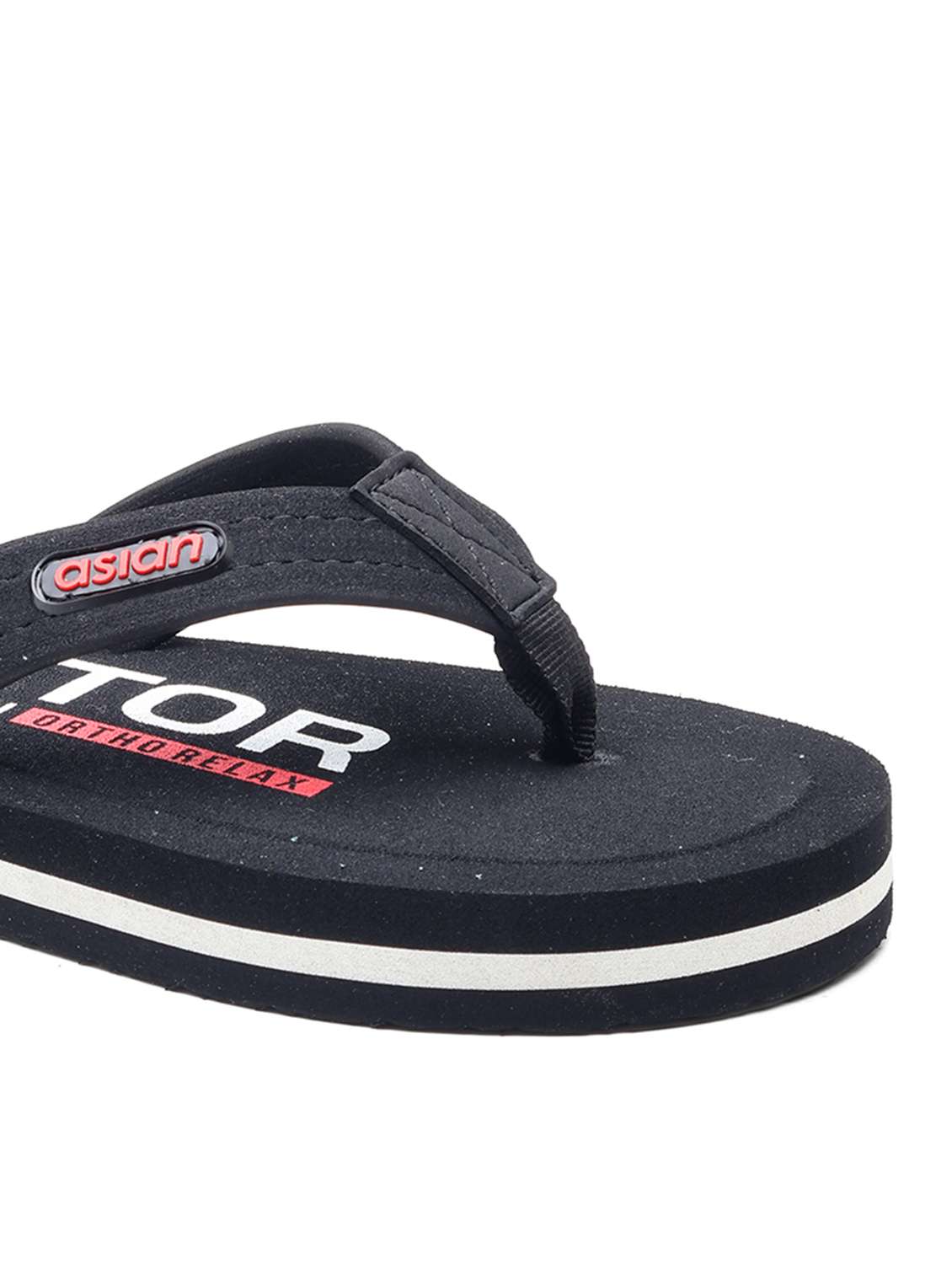 men solid toe seperator ortho slipper - 22425689 -  Standard Image - 4