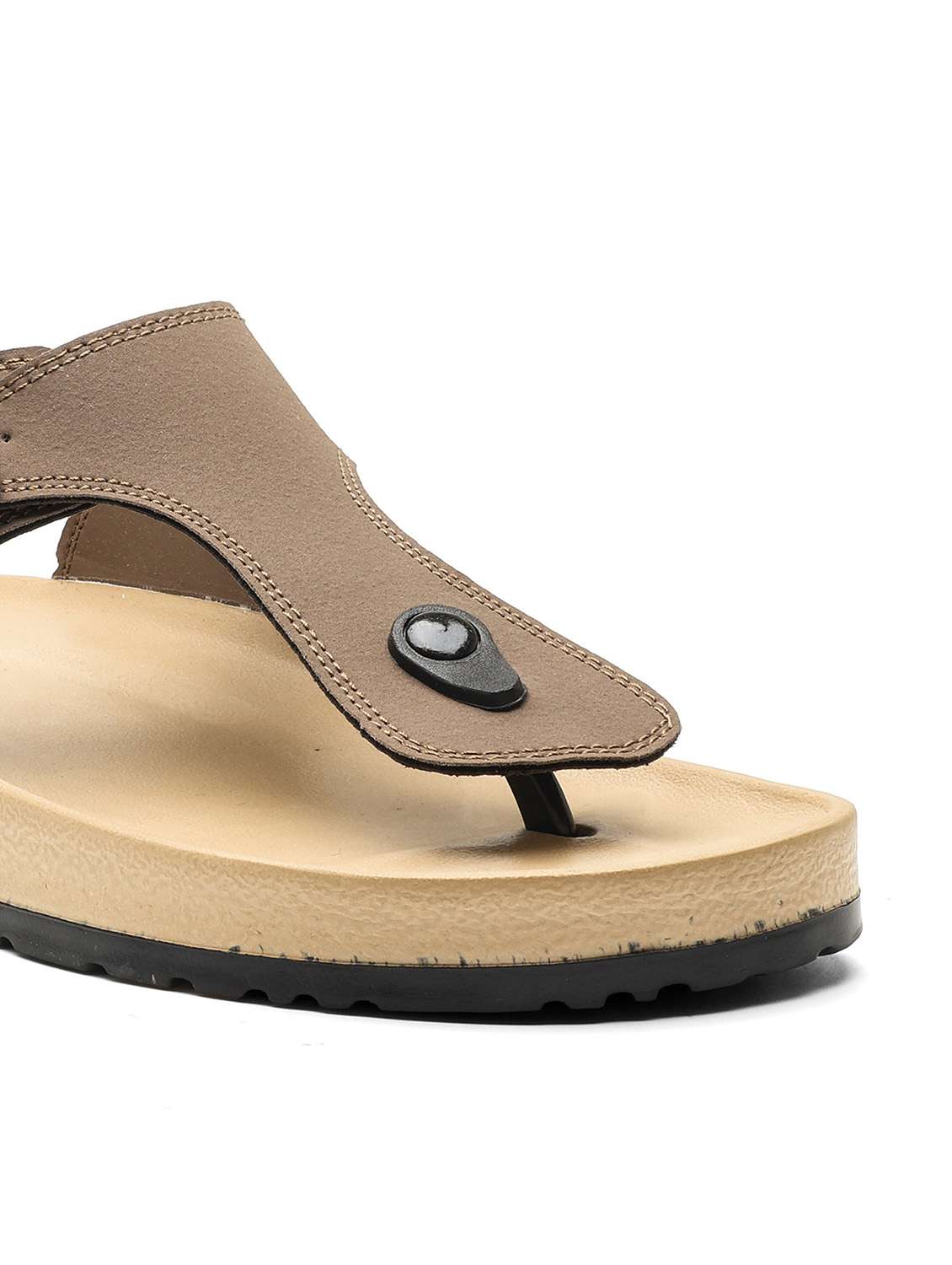 men solid toe seperator sandal - 22425690 -  Standard Image - 4