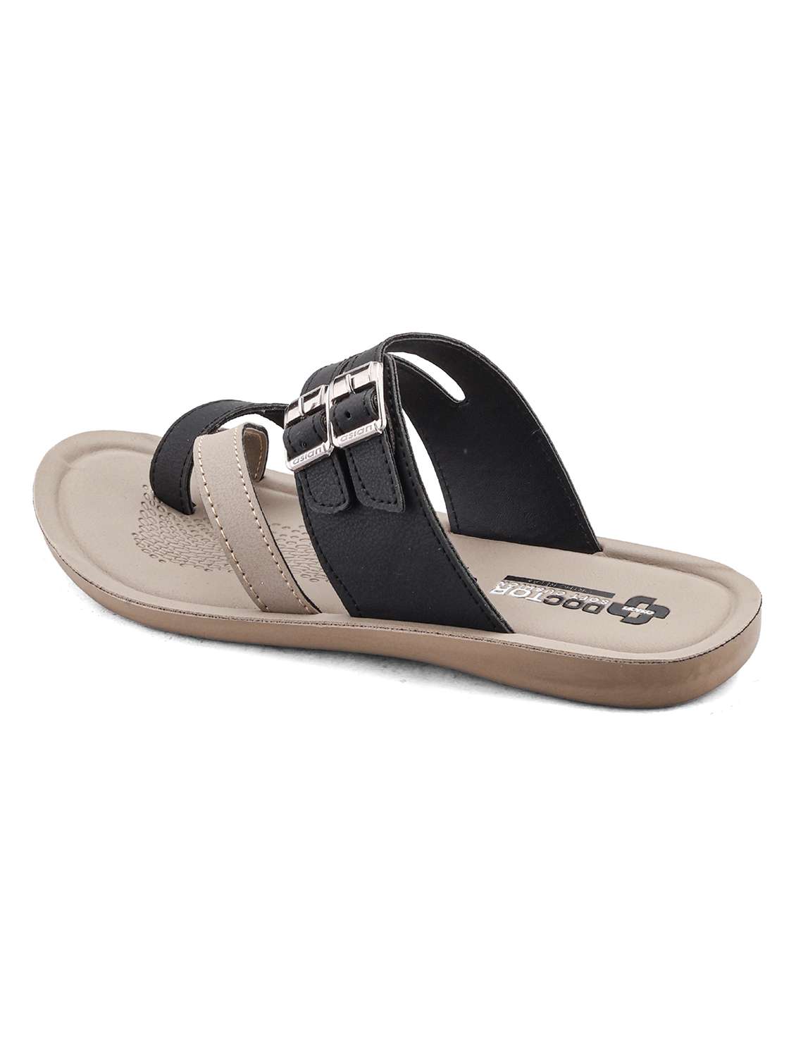 men color block one toe sandal - 22425707 -  Standard Image - 1