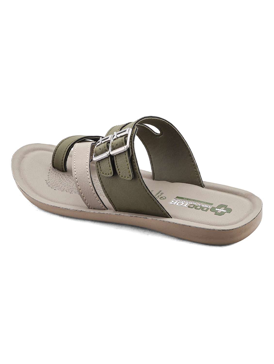 men color block one toe sandal - 22425709 -  Standard Image - 1