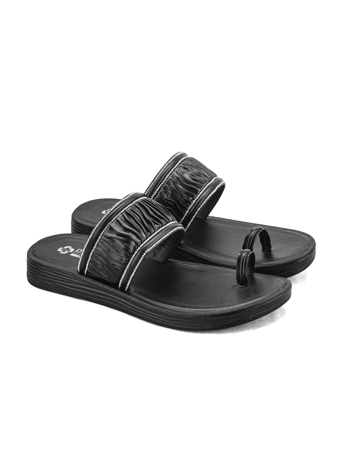 women black slippers flip flop