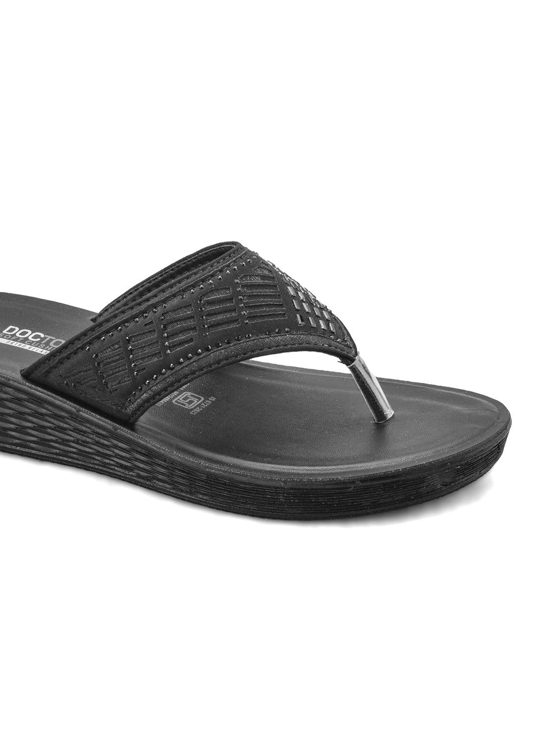 women embellished toe separator flat sandal - 22425743 -  Standard Image - 4