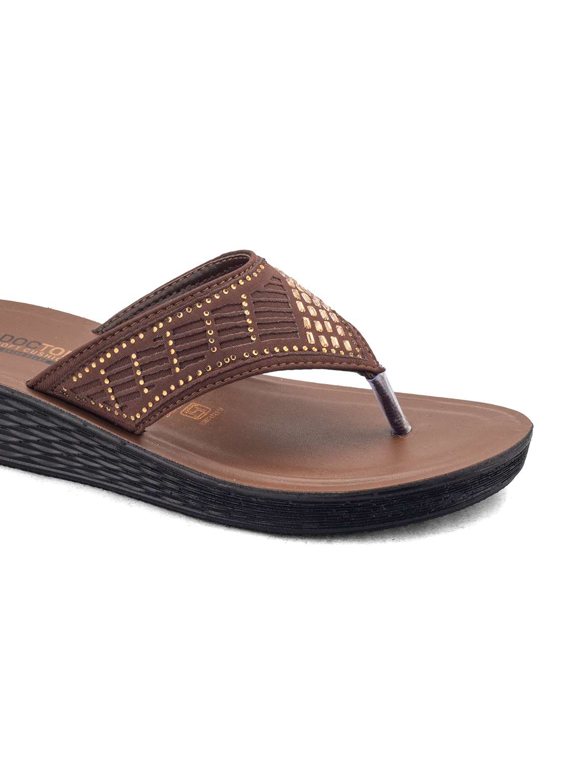 Women Embellished Toe Separator Flat Sandal - 22425744 -  Standard Image - 4