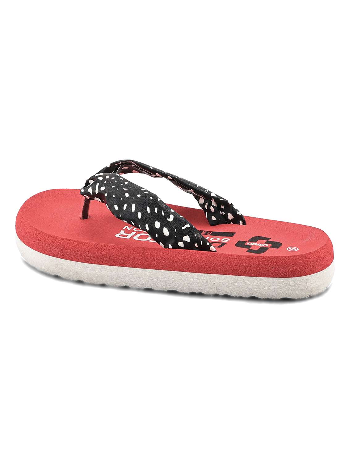 women animal print open toe flip flop - 22425749 -  Standard Image - 1