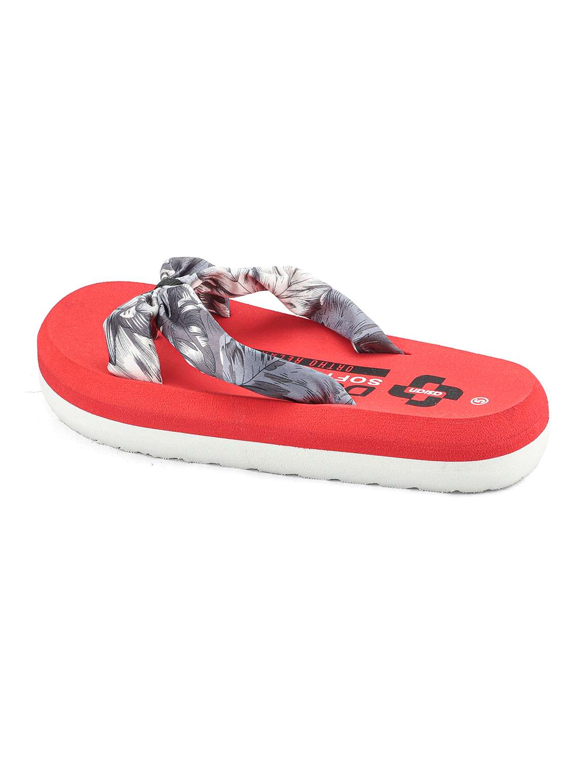 multi colored fabric slippers flip flops - 22425752 -  Standard Image - 1