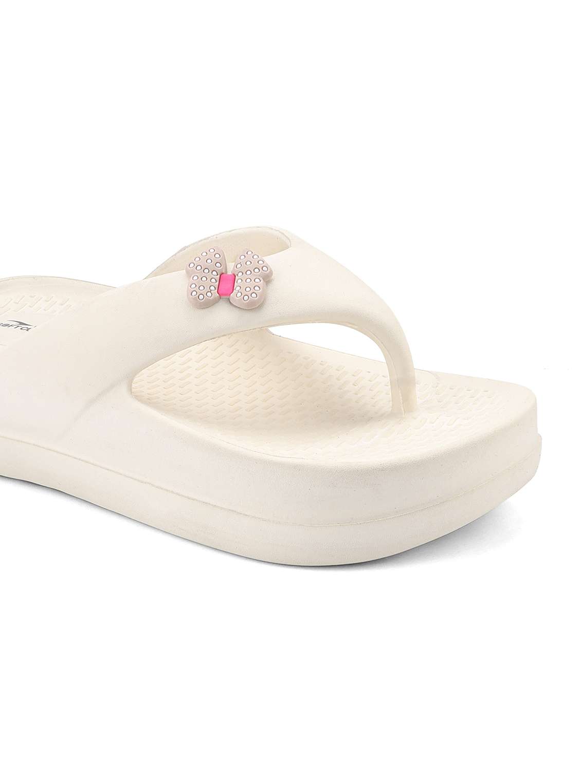 women solid open toe flip flop - 22425756 -  Standard Image - 4