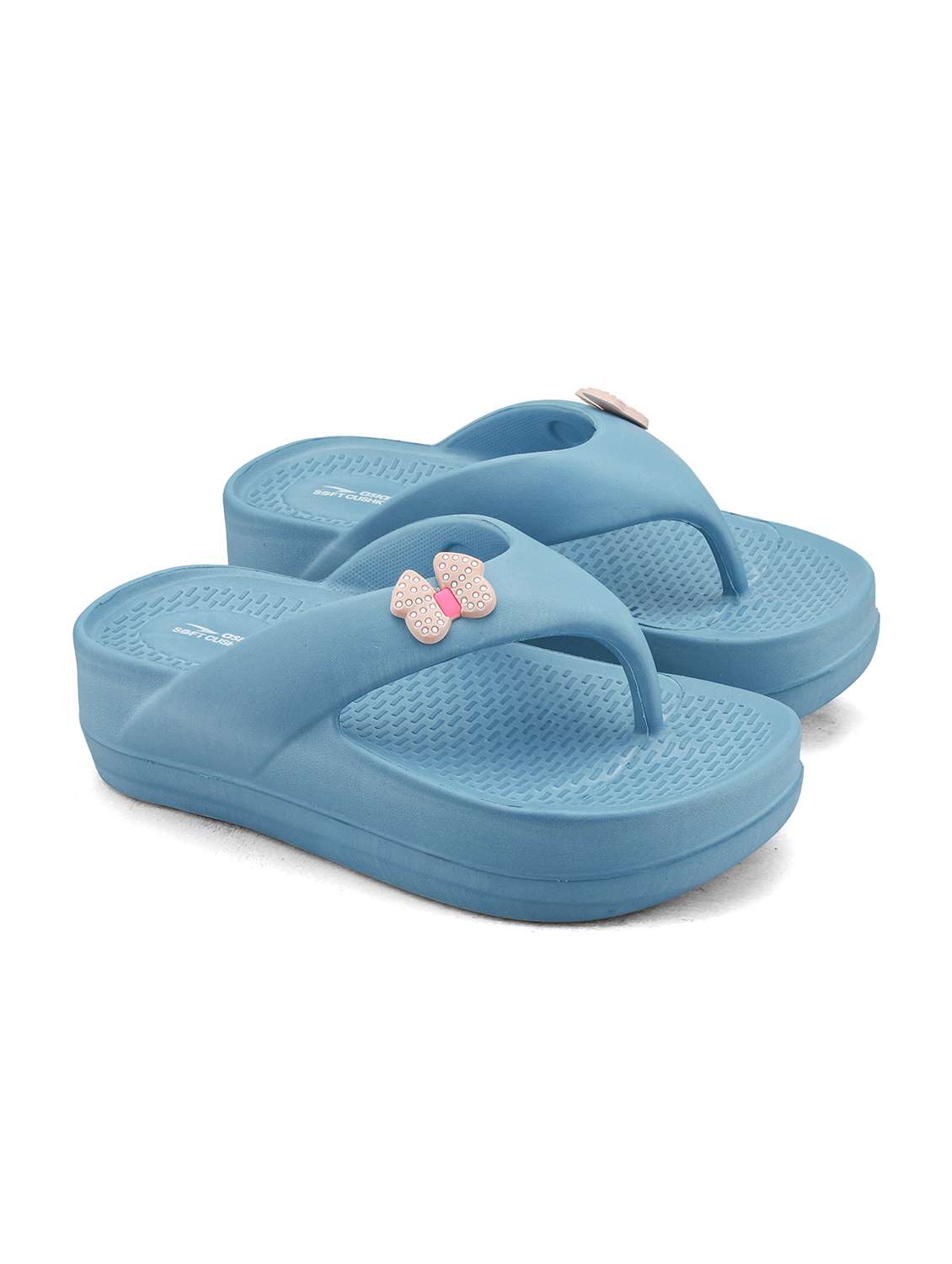 Women Blue Slippers Flip Flop - 22425760 -  Standard Image - 1
