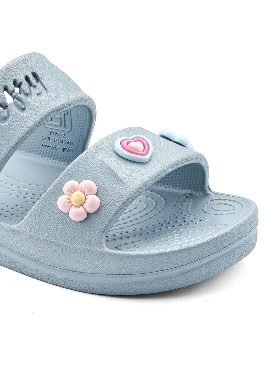 women blue slippers flip flop - 22425779 -  Standard Image - 4