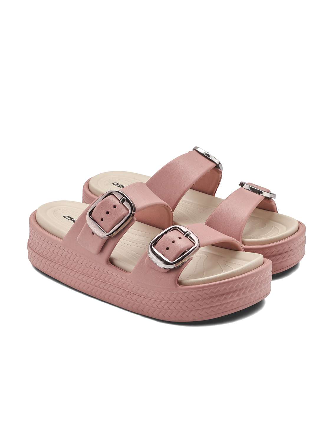 Women Brown Slippers Flip Flop - 22425787 -  Standard Image - 1