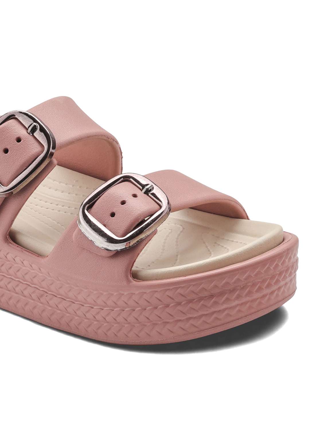 Women Brown Slippers Flip Flop - 22425787 -  Standard Image - 4