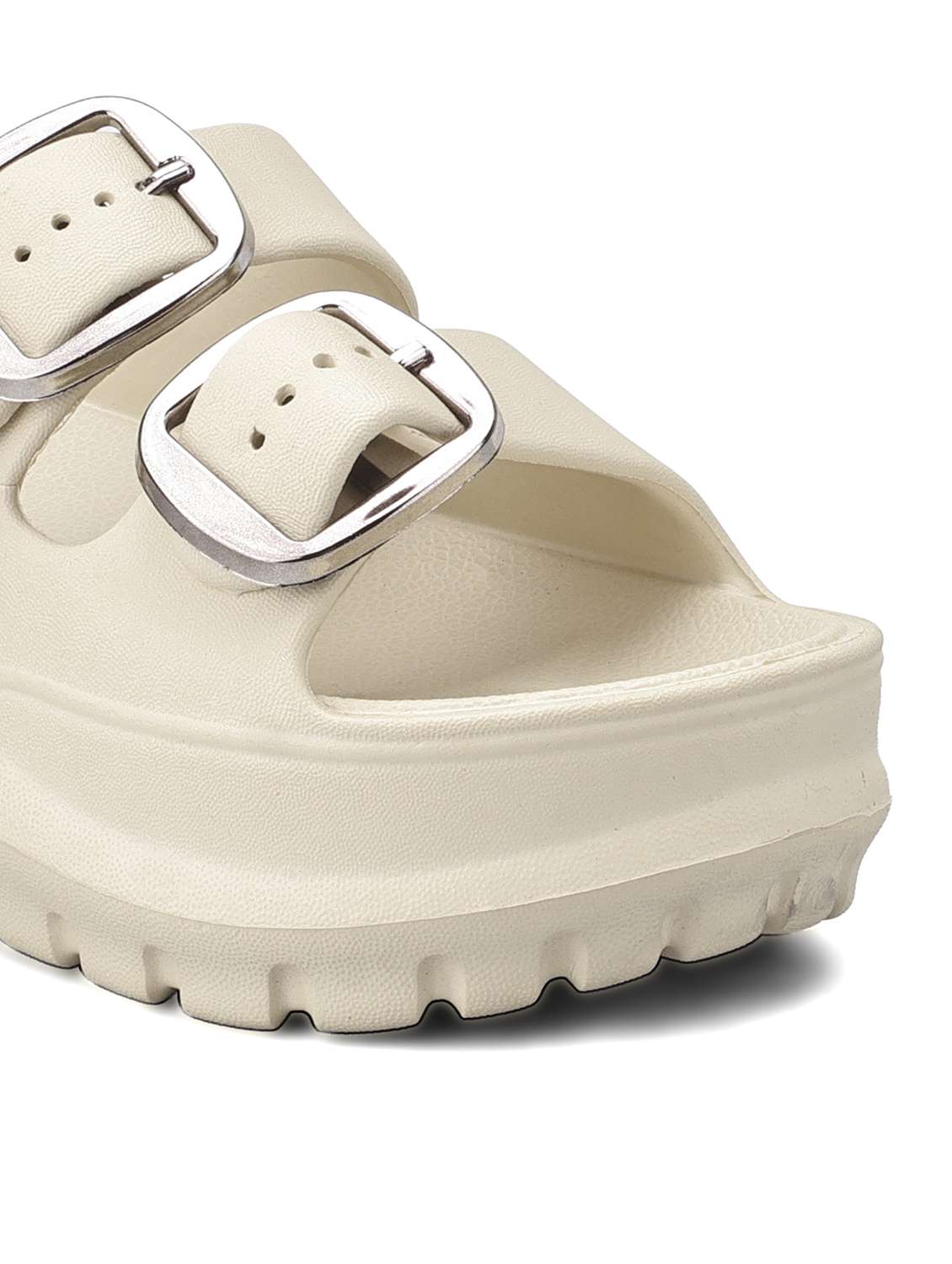 women beige slippers flip flop - 22425790 -  Standard Image - 4
