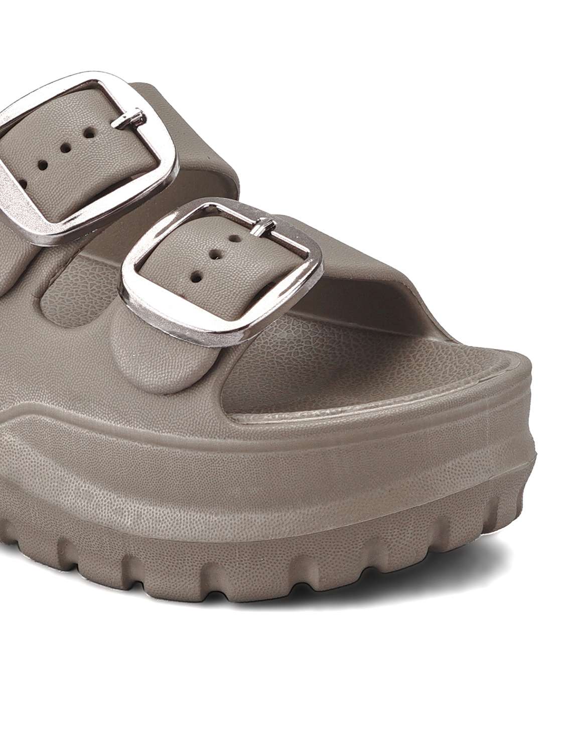 women grey slippers flip flop - 22425791 -  Standard Image - 4