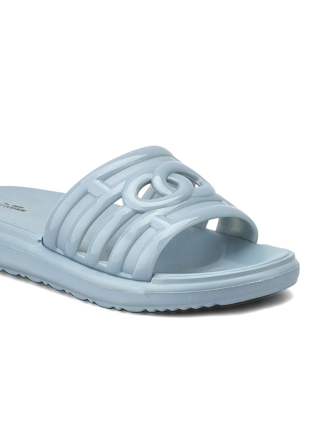 women solid slip on slider - 22425795 -  Standard Image - 4