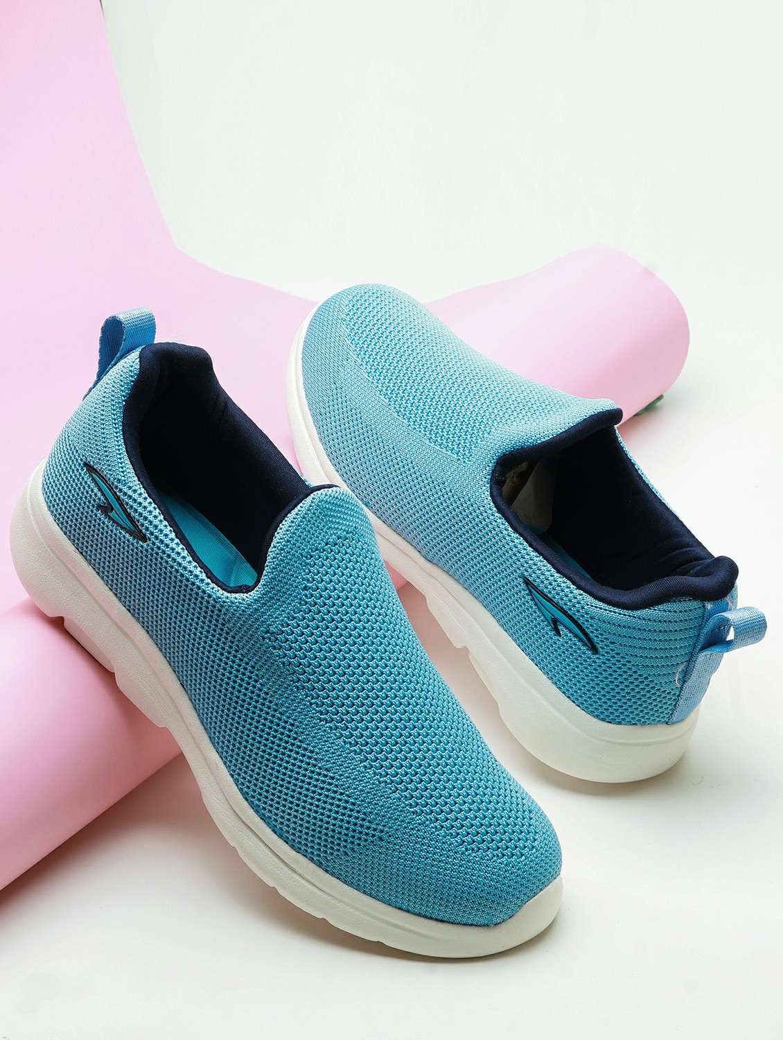 women multi colored lace-up sports shoe