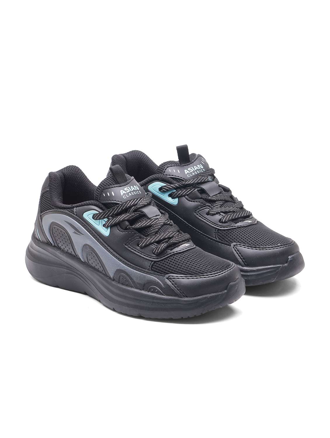 multi colored mesh laceup sports shoes - 22425806 -  Standard Image - 1