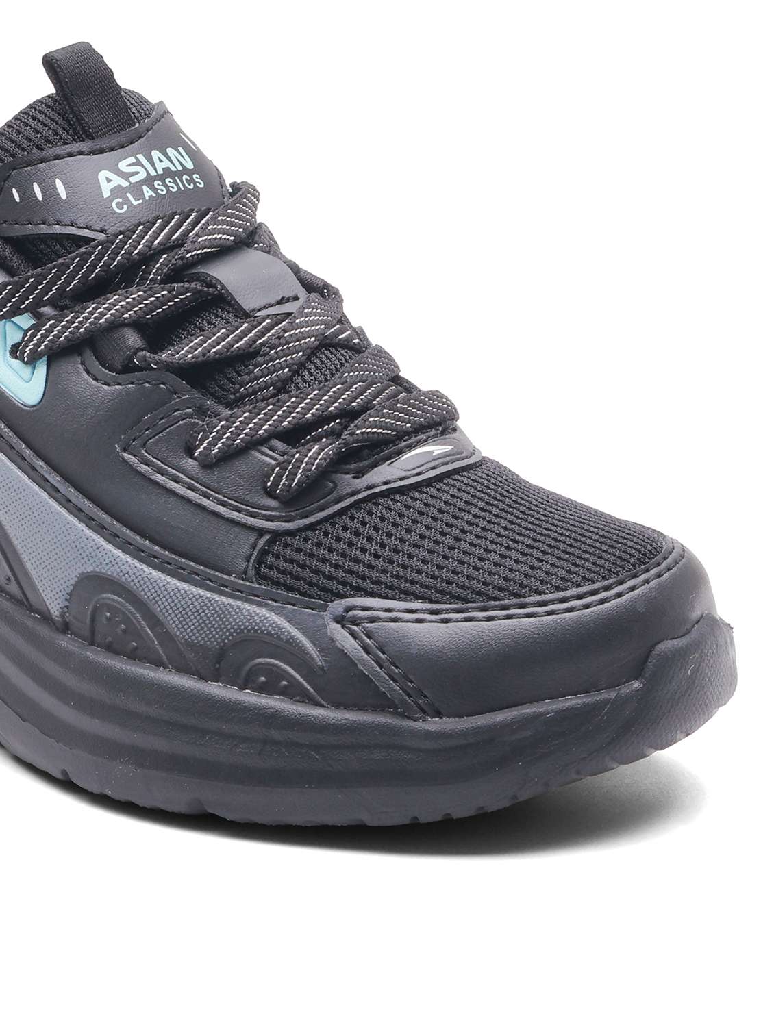 multi colored mesh laceup sports shoes - 22425806 -  Standard Image - 4