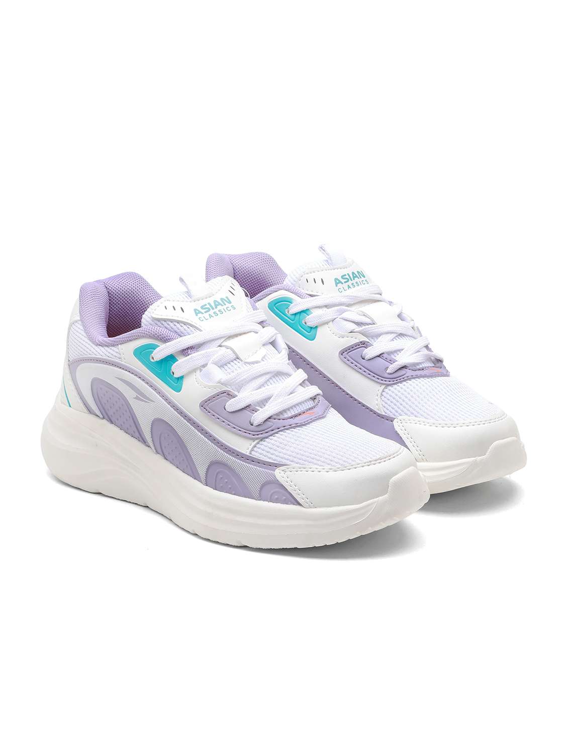 women solid lace-up sports shoe - 22425807 -  Standard Image - 1