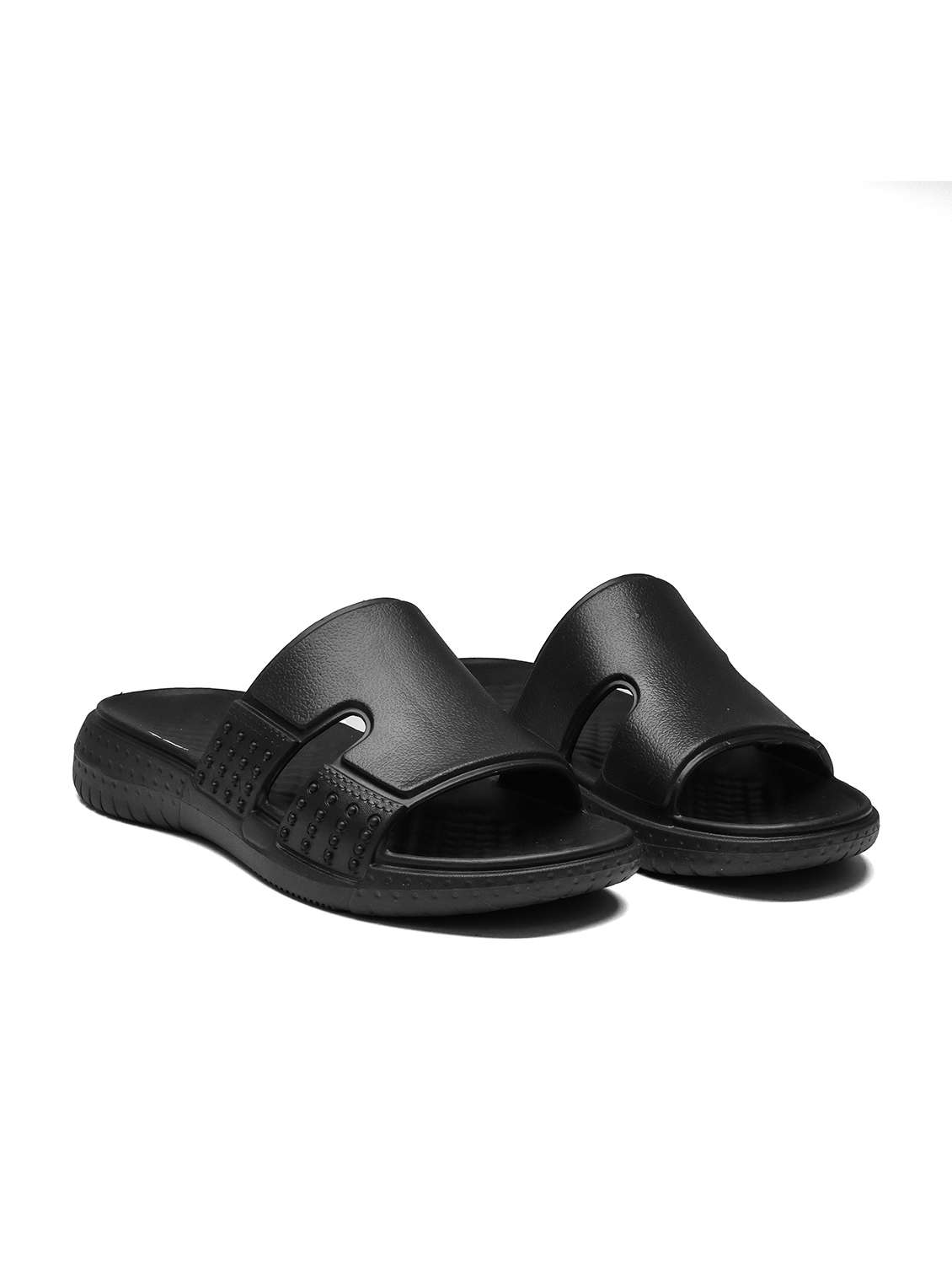 men textured slip on slider - 22425823 -  Standard Image - 1