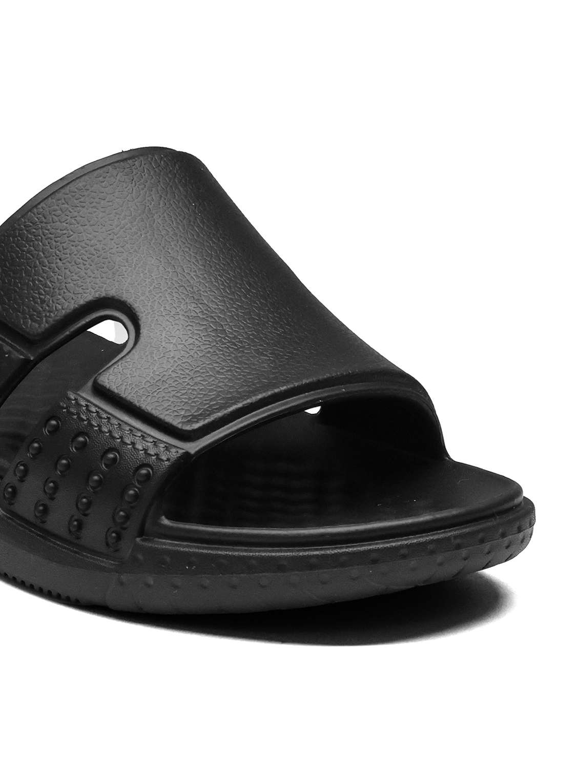 men textured slip on slider - 22425823 -  Standard Image - 4