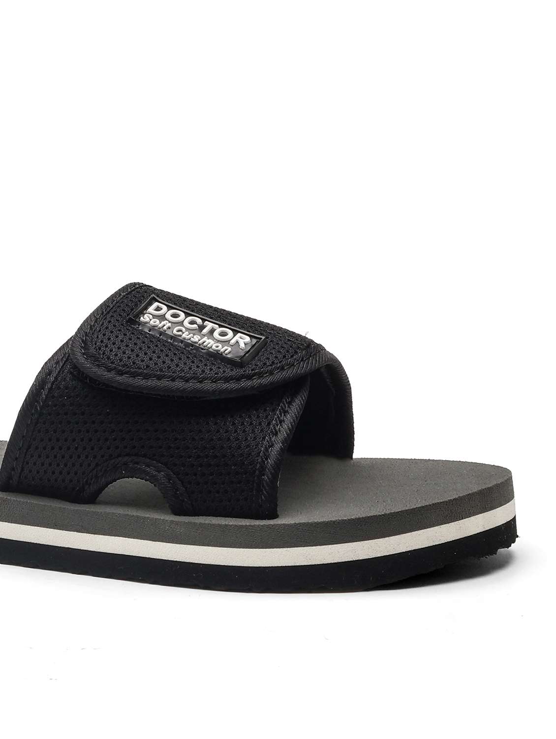 women black colored slippers flip flop - 22425834 -  Standard Image - 4