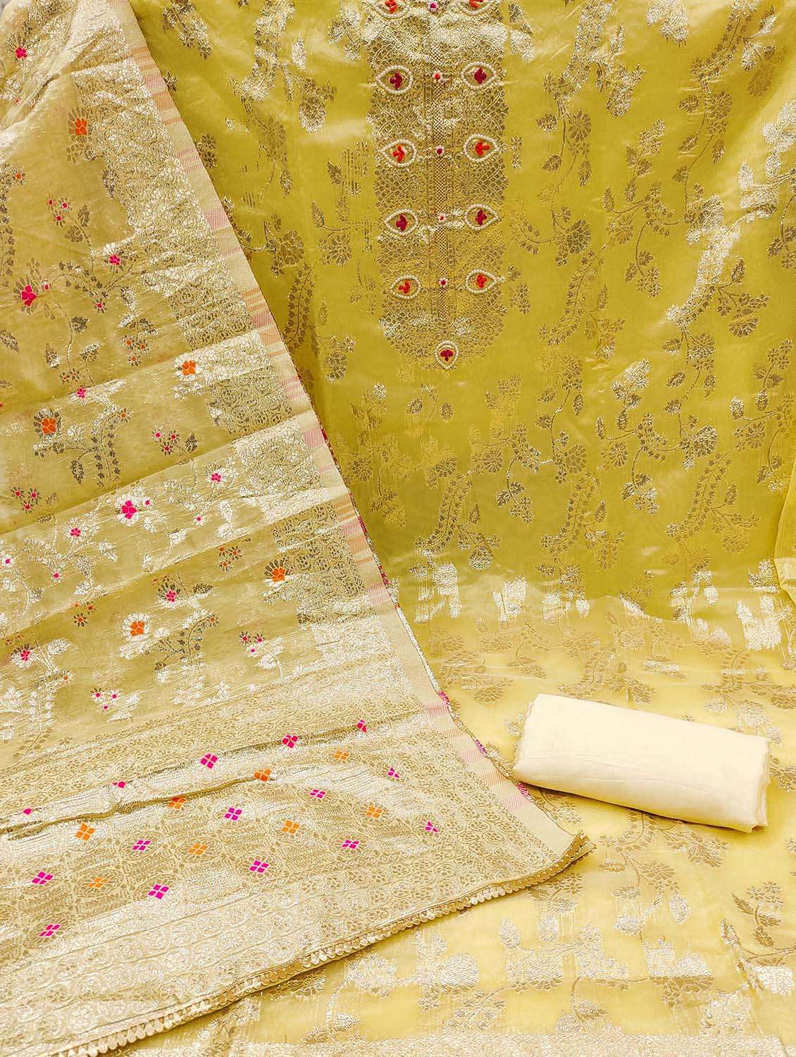 women self design unstitched suit set - 22427139 -  Standard Image - 1