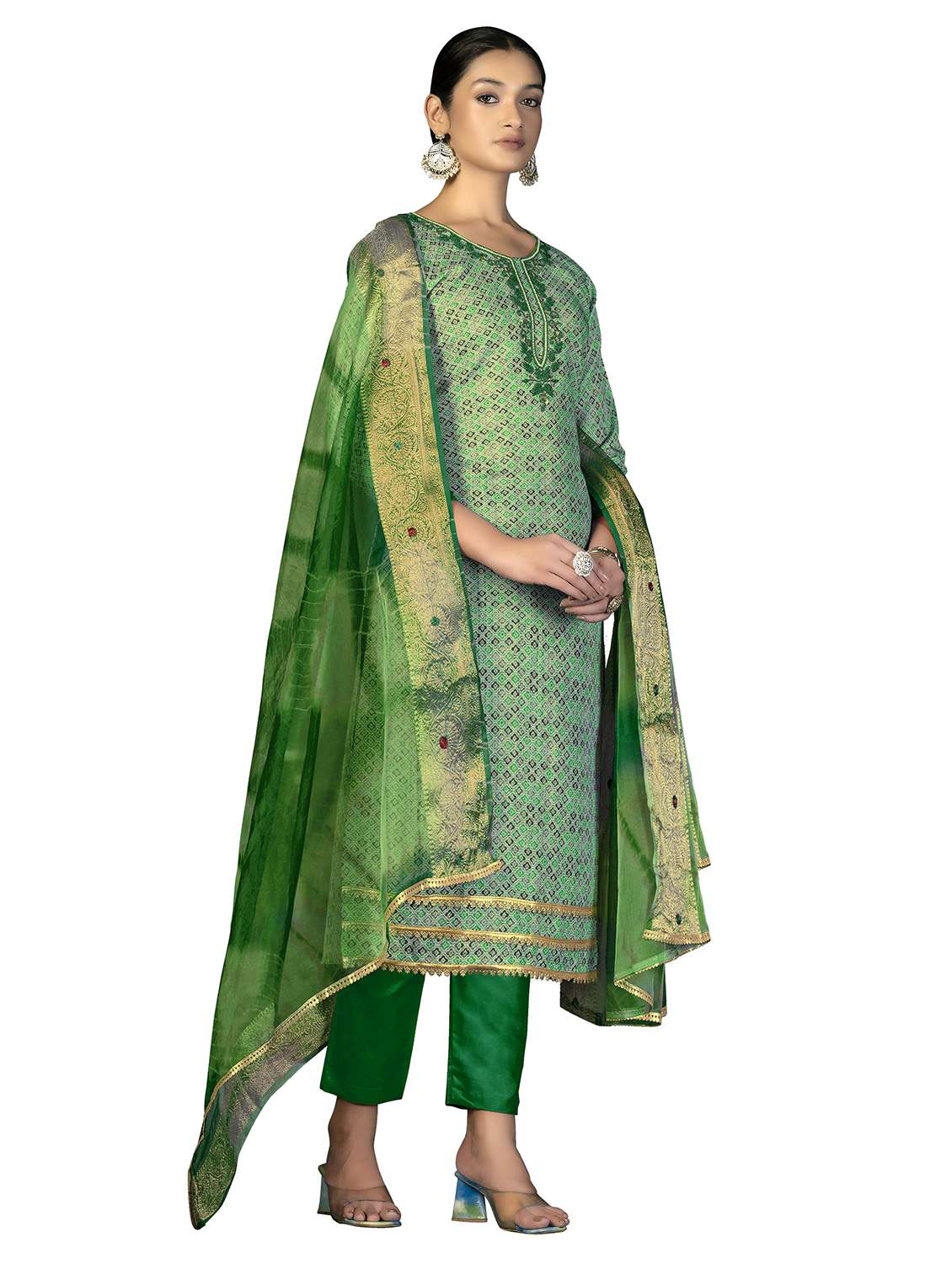 women self design unstitched suit set - 22429608 -  Standard Image - 1