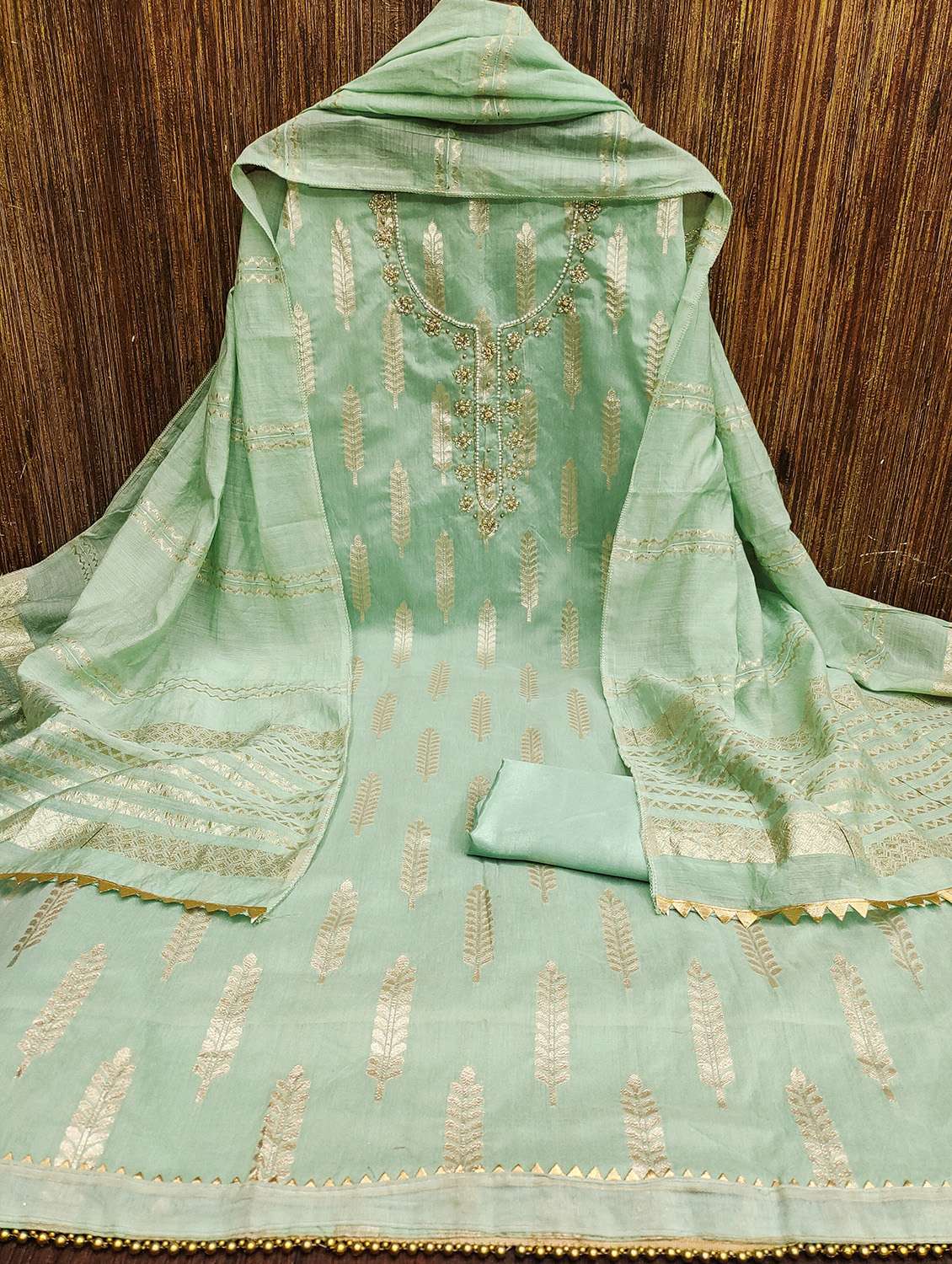 women self design unstitched suit set - 22429695 -  Standard Image - 1